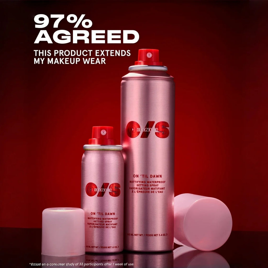 One Size On 'Til Dawn Mattifying Waterproof Setting Spray 3.4 oz / 143 mL